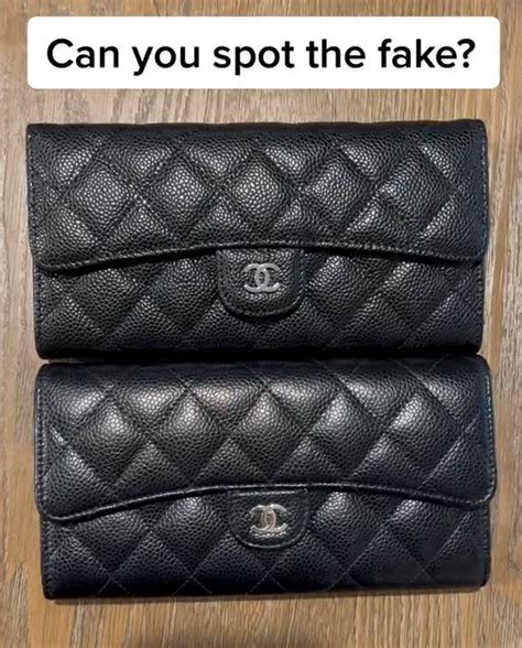 fake caviar chanel bag|14 Ways to Spot a Fake Chanel Bag .